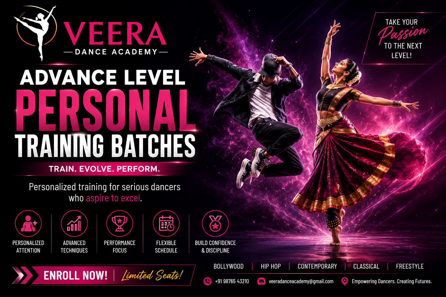 Advance level personal training batches